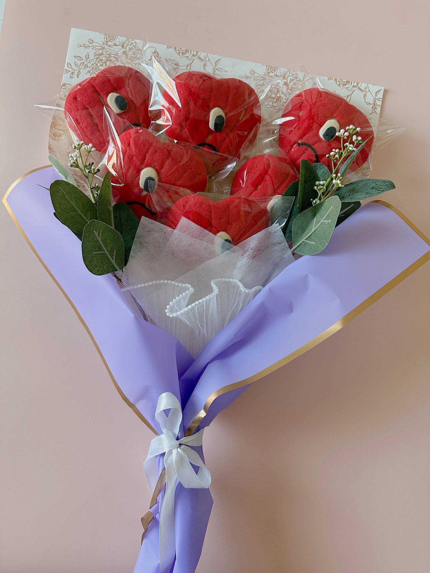 Bad Bunny Heart Concha Bouquet (Pickup Only)