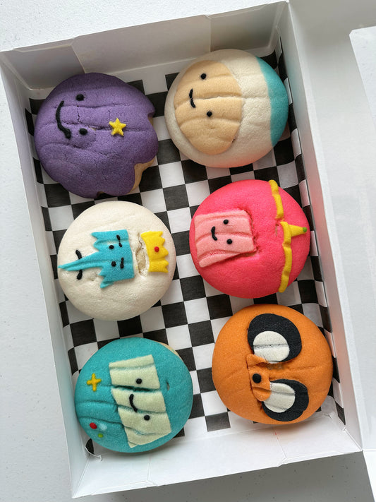 Adventure Time Themed Conchas (Pack of 6)