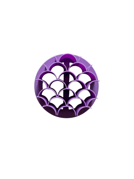 Scale Pattern Concha Stamp