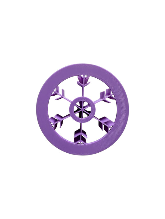 Snowflake Design Concha Stamp