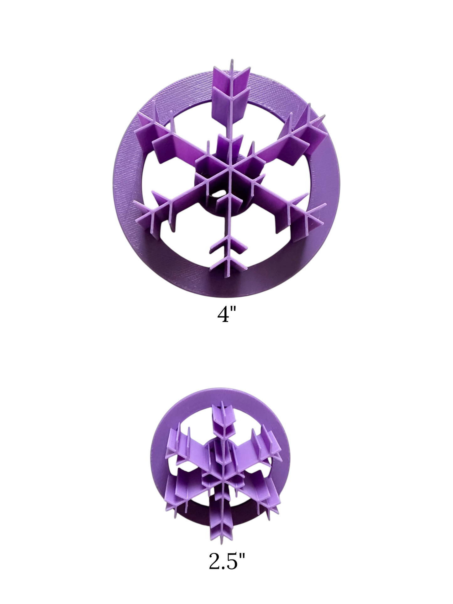 Snowflake Design Concha Stamp