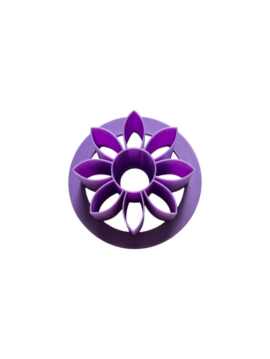 Sunflower Design Concha Stamp