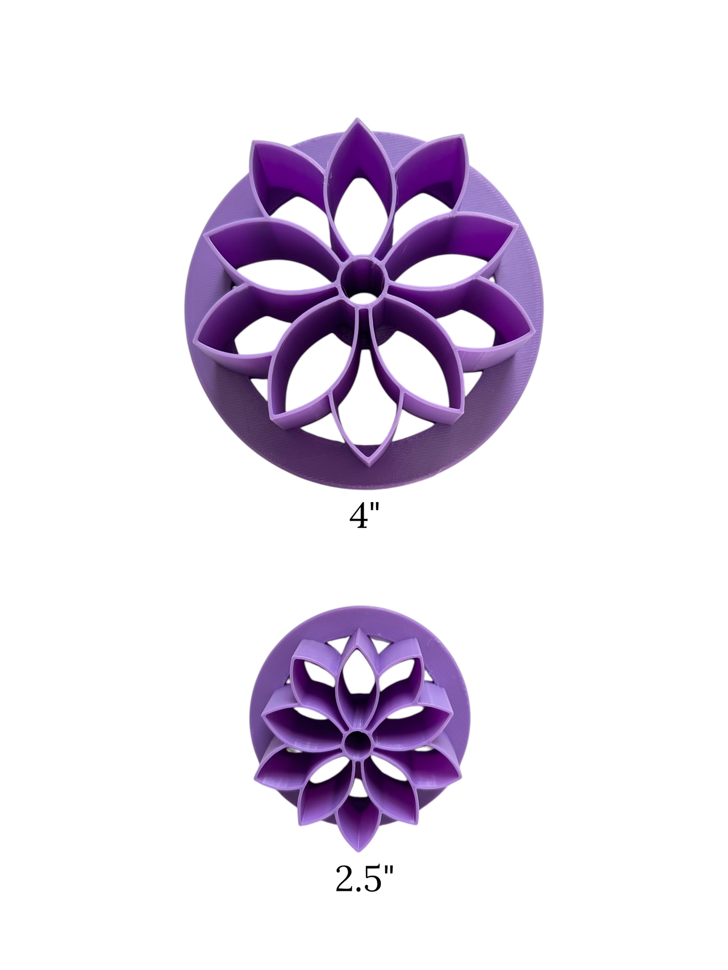 Christmas Flower Design Concha Stamp