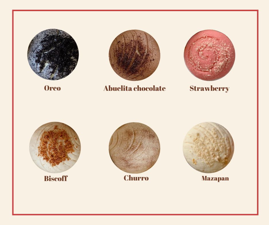 Assorted Flavored Conchas