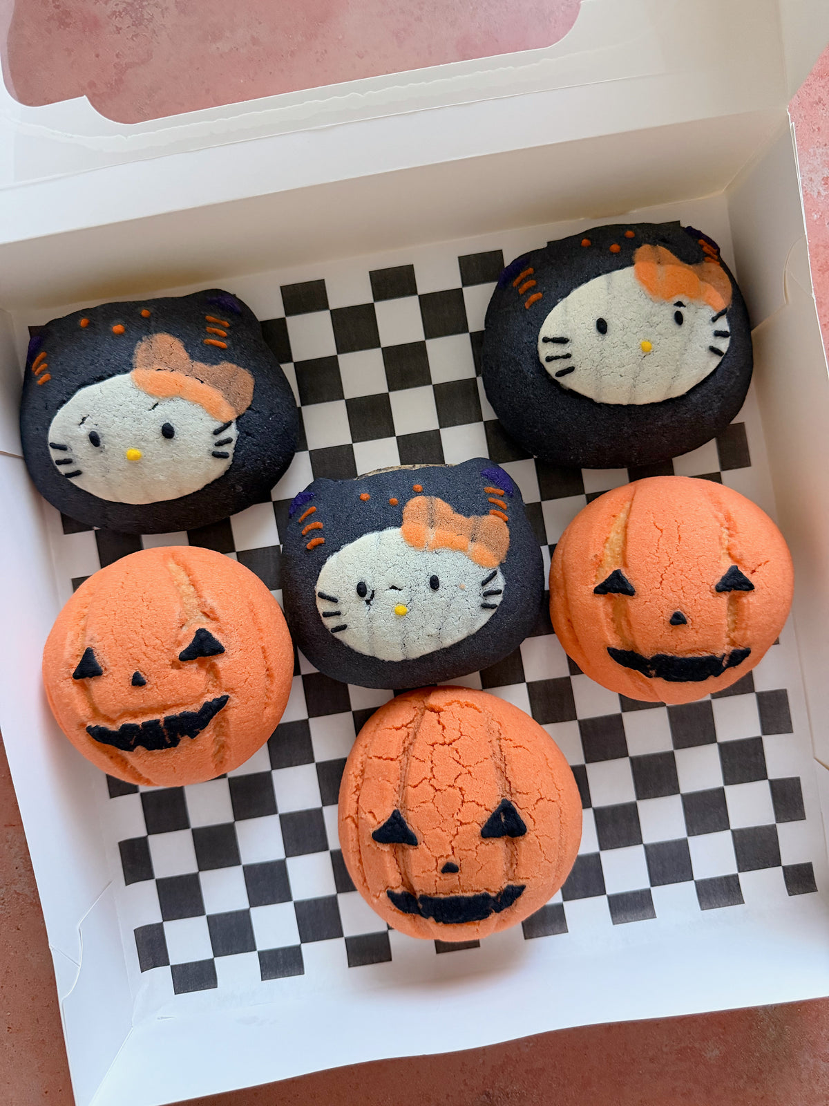 Halloween Kitty Pumpkin Conchas