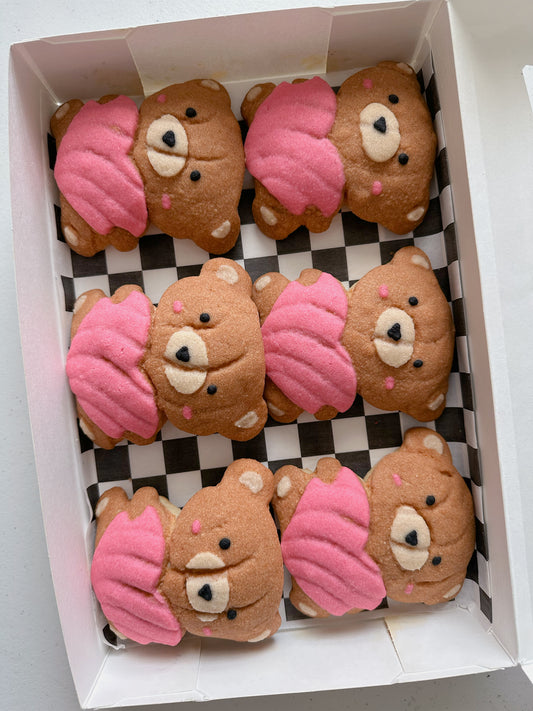 Teddy Bear Heart Conchas