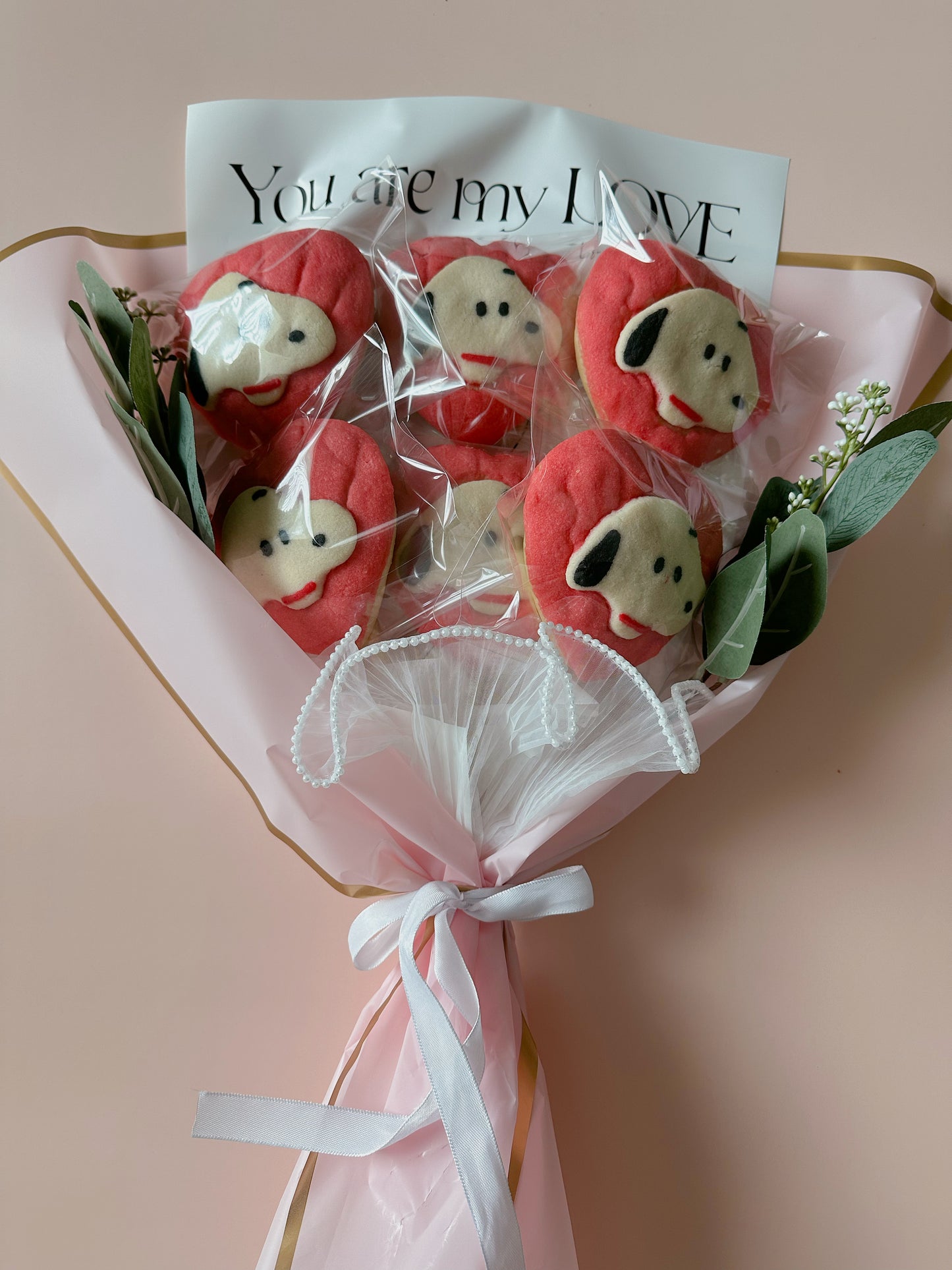 Snoopy Heart Concha Bouquet (Pickup Only)