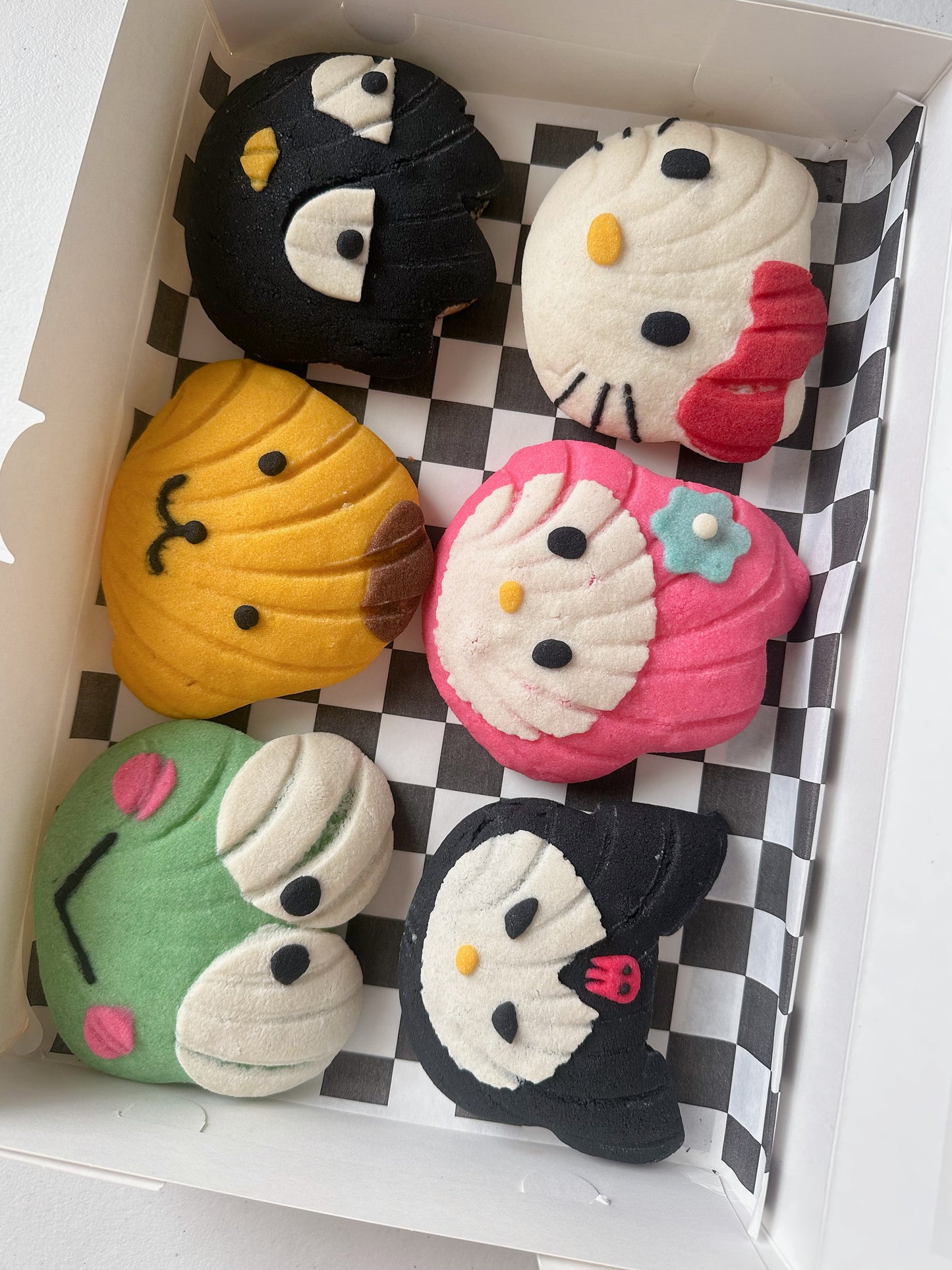 Hello Kitty & Friends themed conchas (Pack of 6)