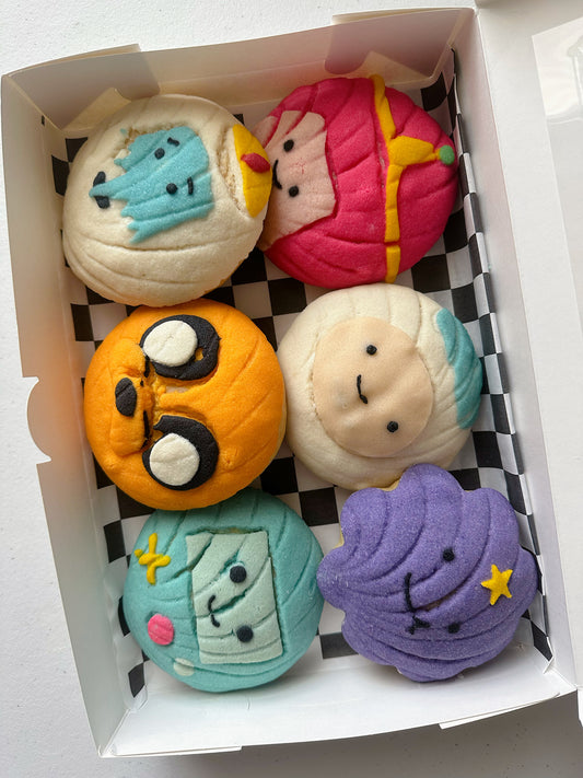 Adventure Time Themed Conchas (Pack of 6)