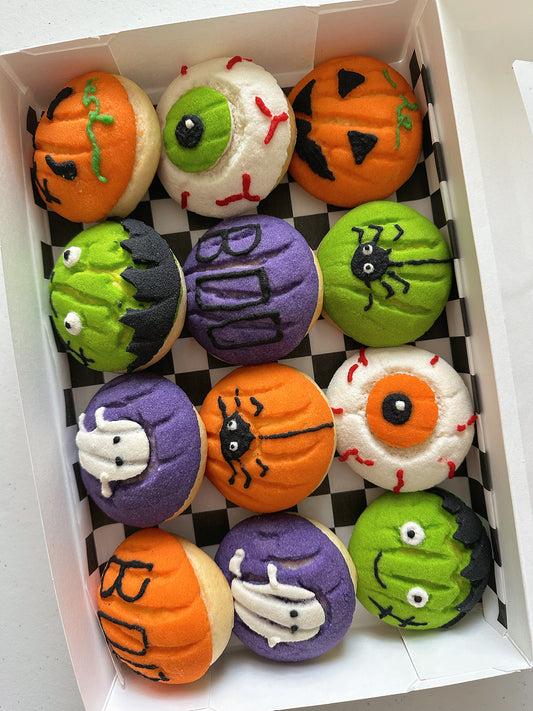 Halloween Themed Mini Conchas (Pack of 12)