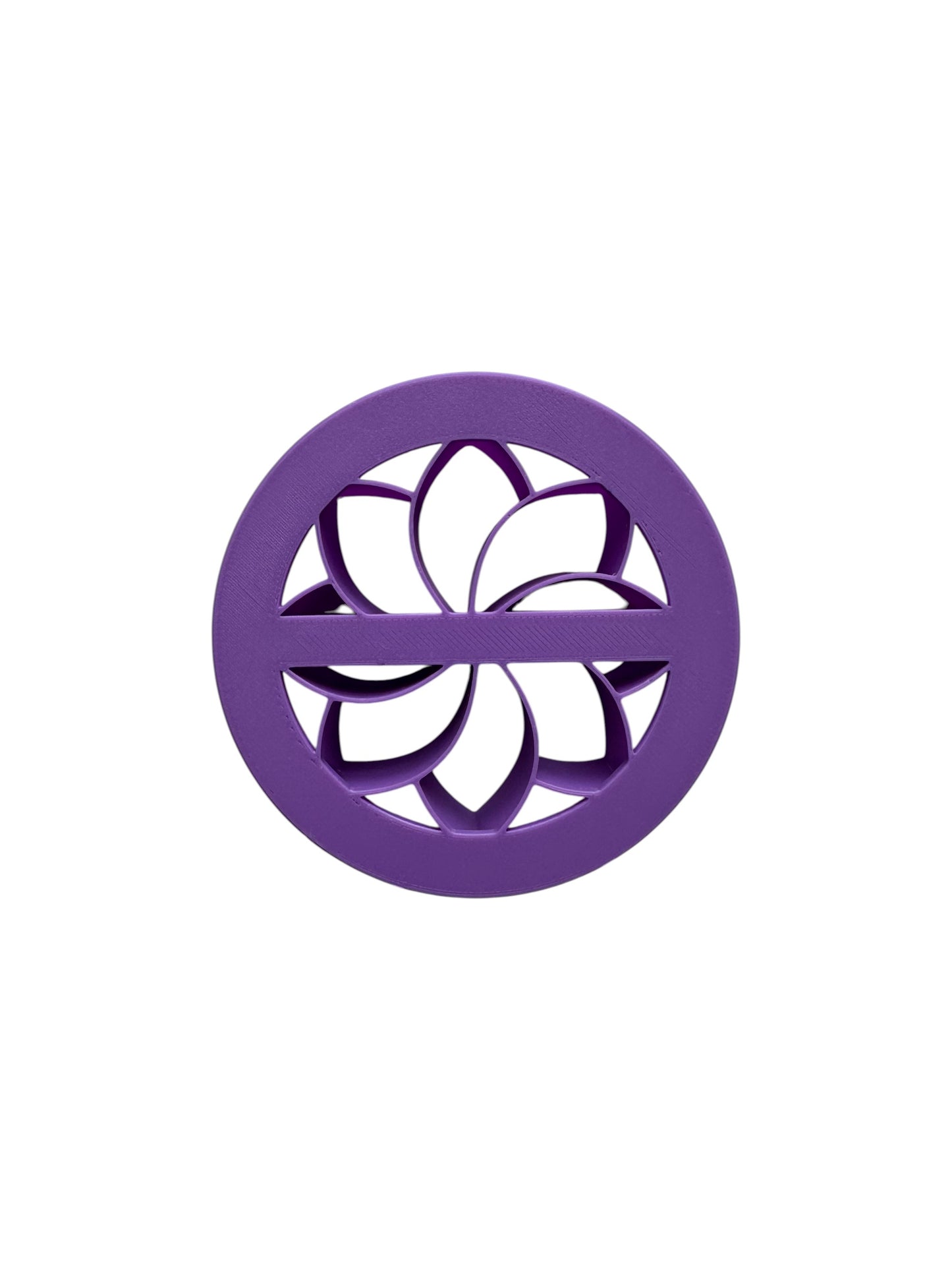 Floral Design Concha Stamp