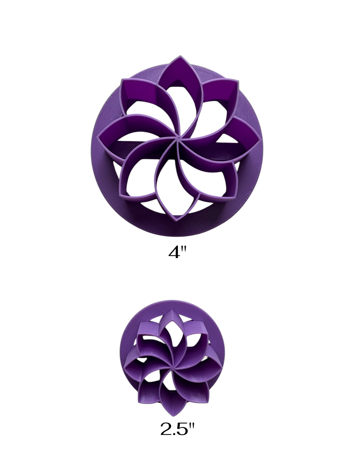 Floral Design Concha Stamp