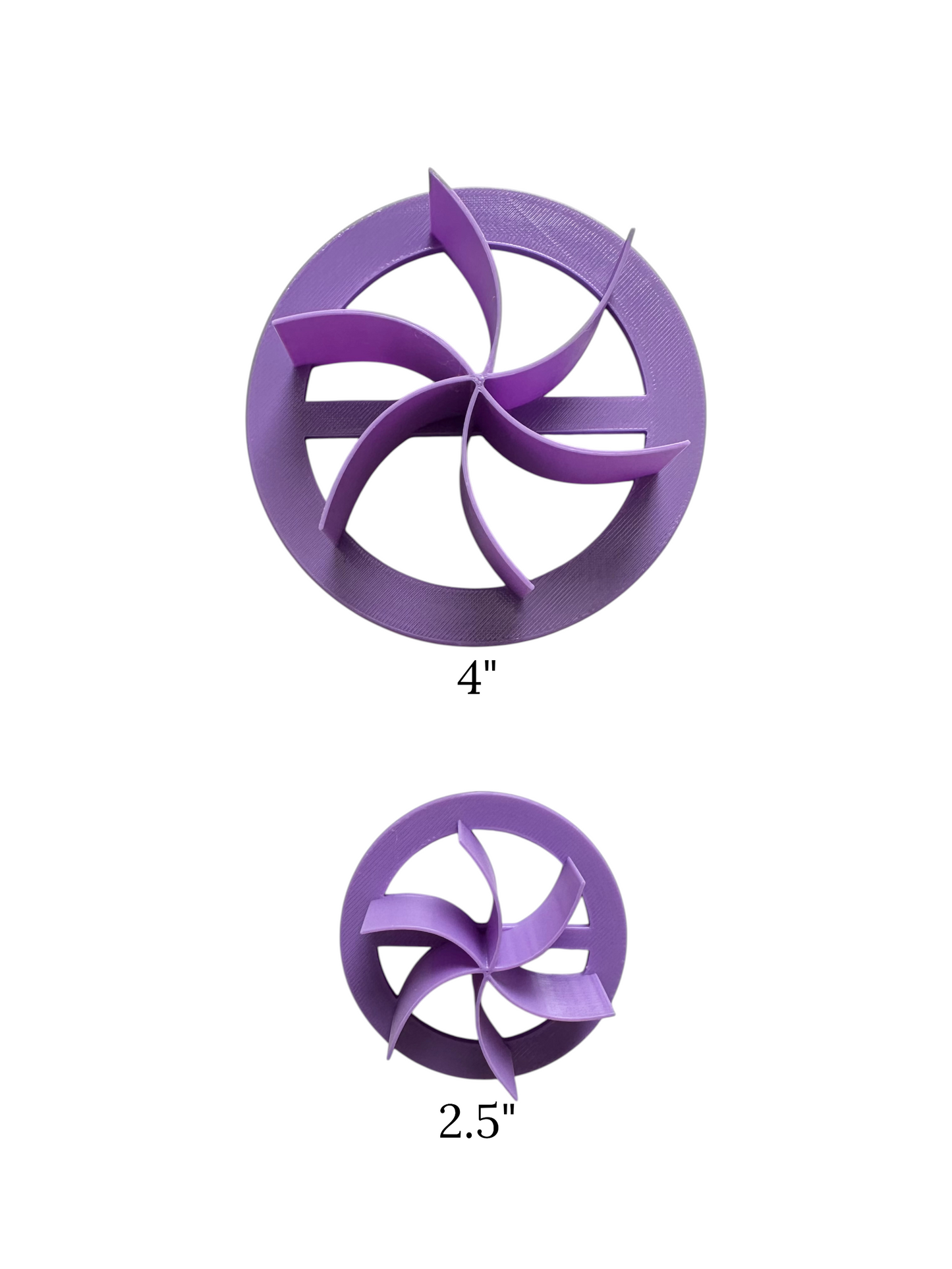 Pinwheel Pattern Concha Stamp