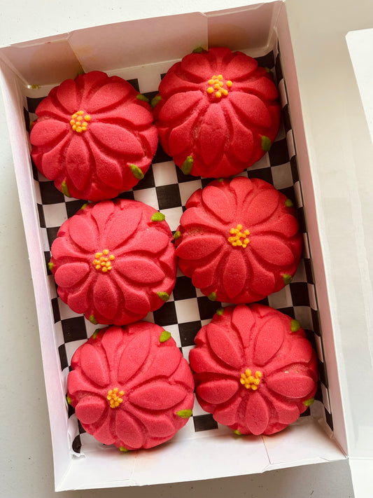 Christmas Flower Conchas