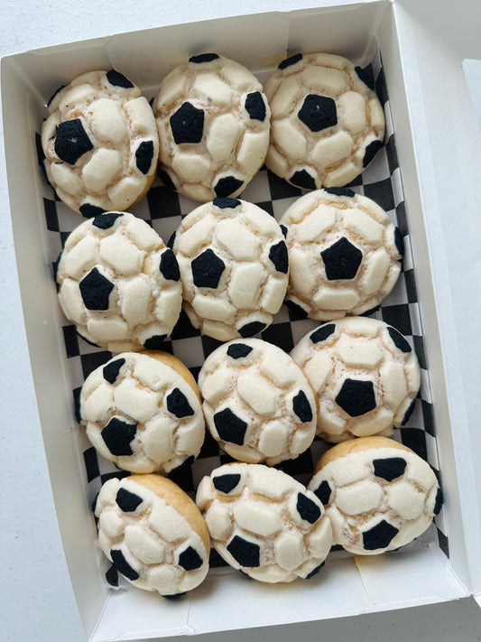 Soccer Mini Conchas (Pack of 12)